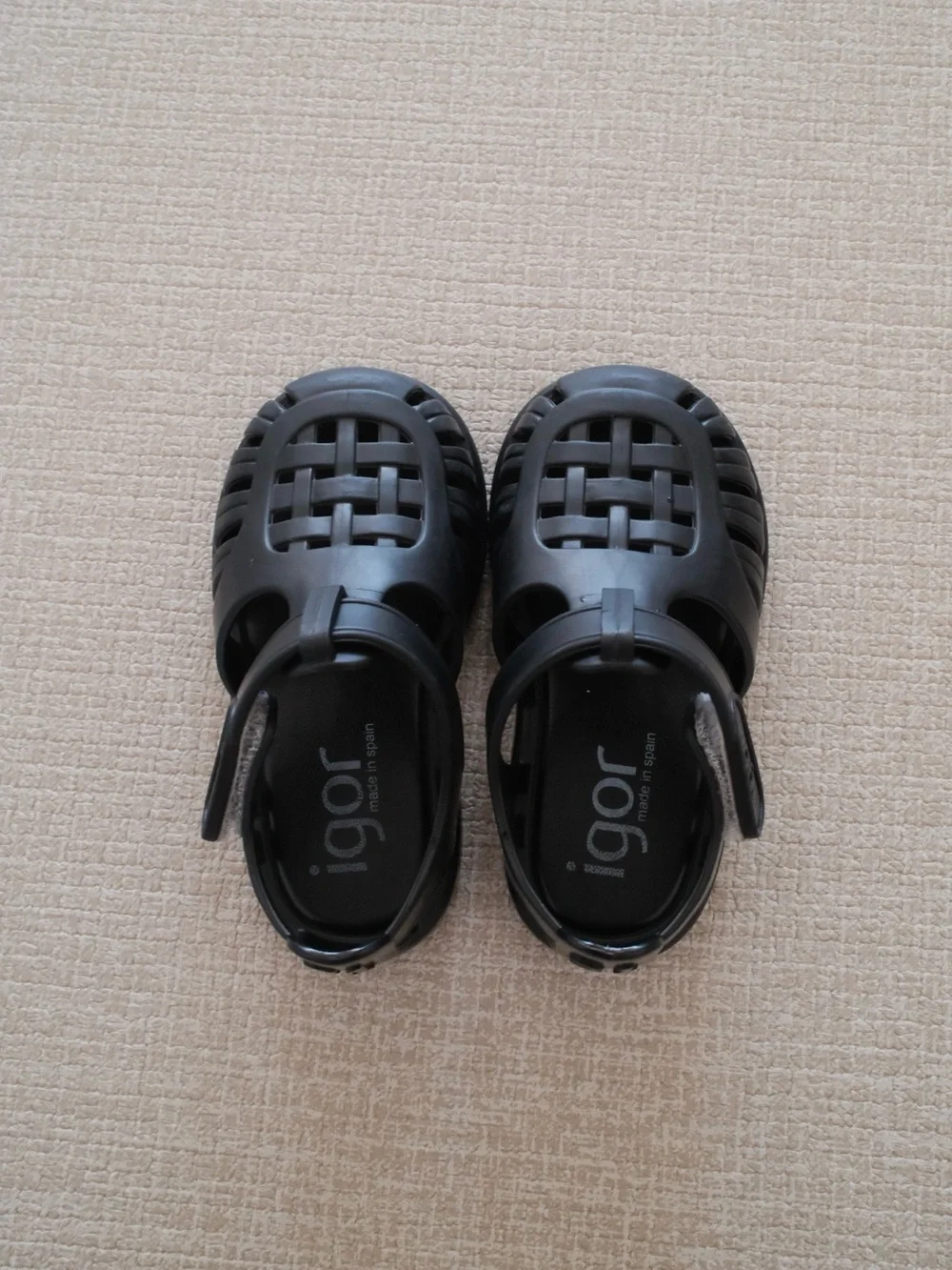 Igor Baby Kids Jelly Sandals - IGOR S10271 TOBBY SOLID SANDALS NEGRO